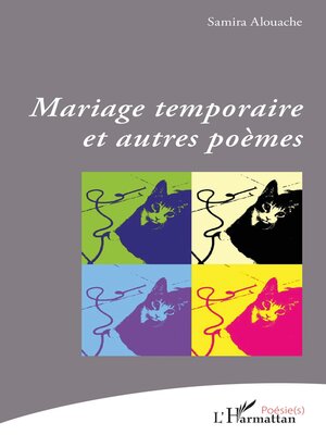 cover image of Mariage temporaire et autres poèmes